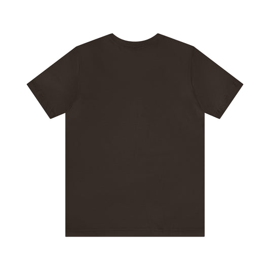 Unisex Jersey Short Sleeve Brown T Shirt