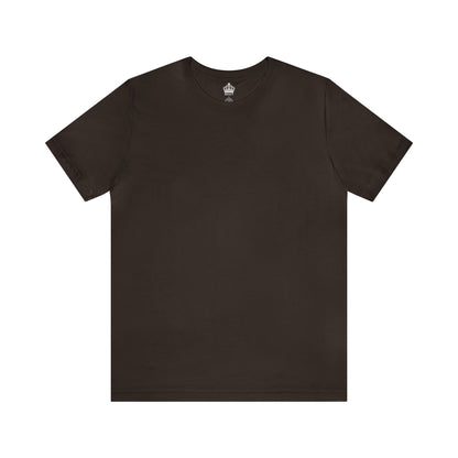 Unisex Jersey Short Sleeve Brown T Shirt