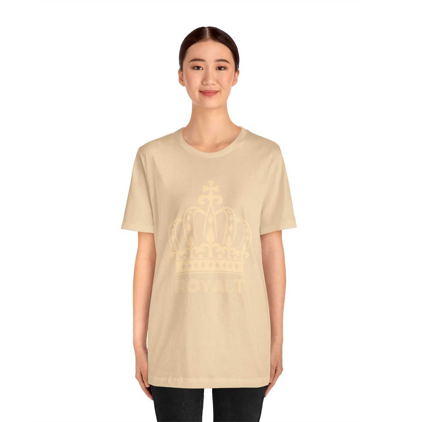Soft Cream - Unisex Jersey Short Sleeve T Shirt - Cream Royal T