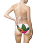 Tropical Fruits - Women's White Bikini Swimsuit