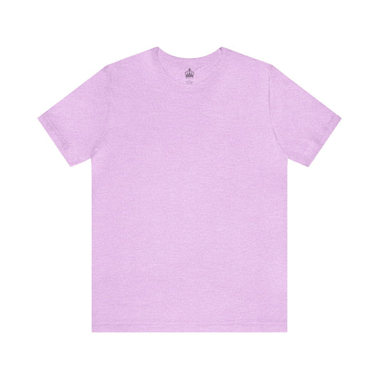 Unisex Jersey Short Sleeve Heather Prism Lilac T Shirt