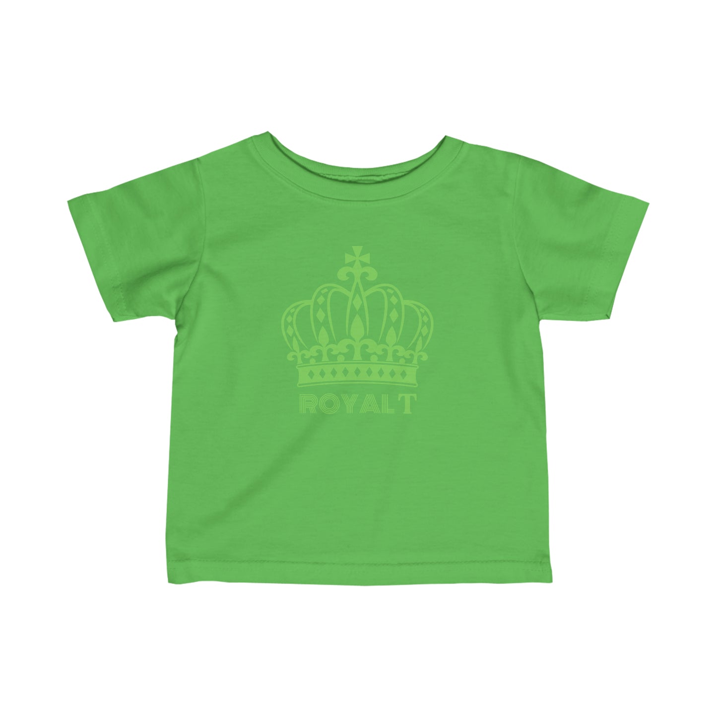 Babies Fine Jersey Tee- Green Royal T Logo
