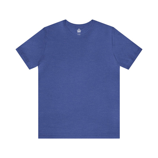 Unisex Jersey Short Sleeve Heather True Royal Blue T Shirt