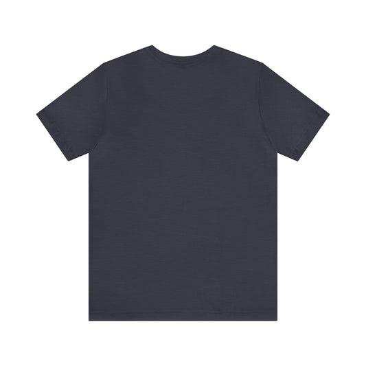 Unisex Jersey Short Sleeve Heather Midnight Navy Blue T Shirt