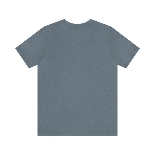 Unisex Jersey Short Sleeve Heather Slate Blue T Shirt
