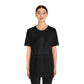 Black - Unisex Jersey Short Sleeve T Shirt - Black Royal T