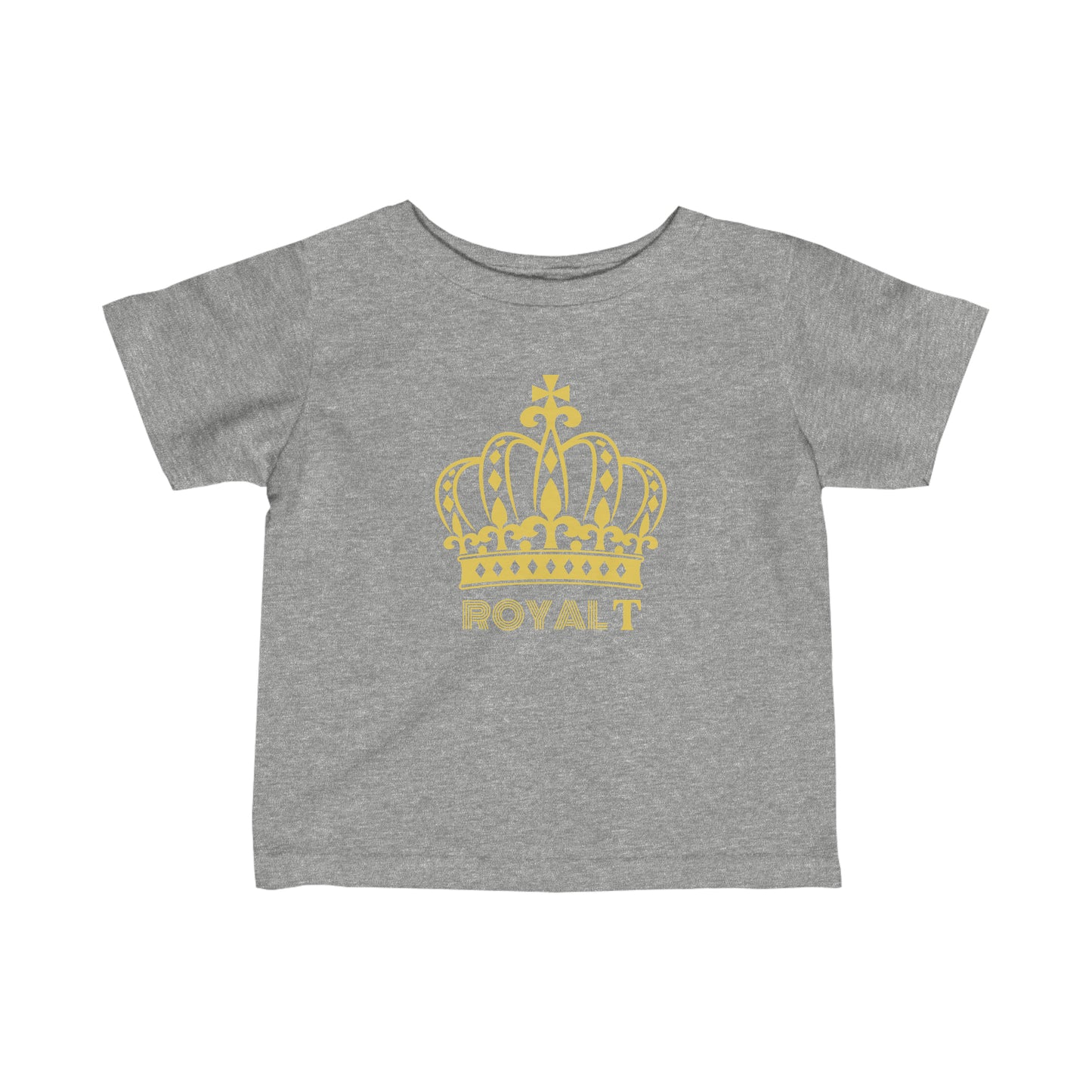 Babies Fine Jersey Tee- Yellow Royal T Logo