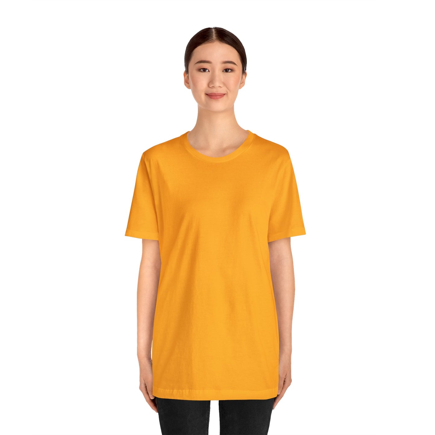 Unisex Jersey Short Sleeve Gold T Shirt