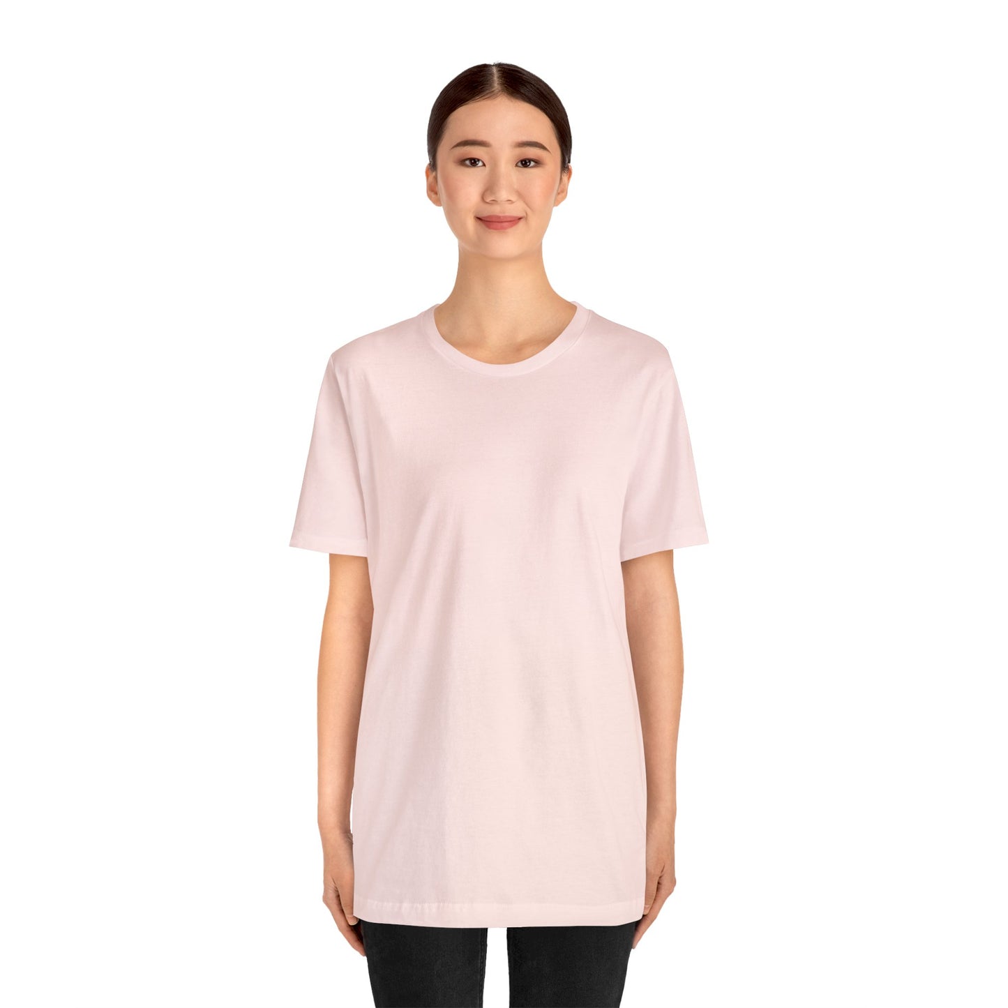 Unisex Jersey Short Sleeve Soft Pink T Shirt