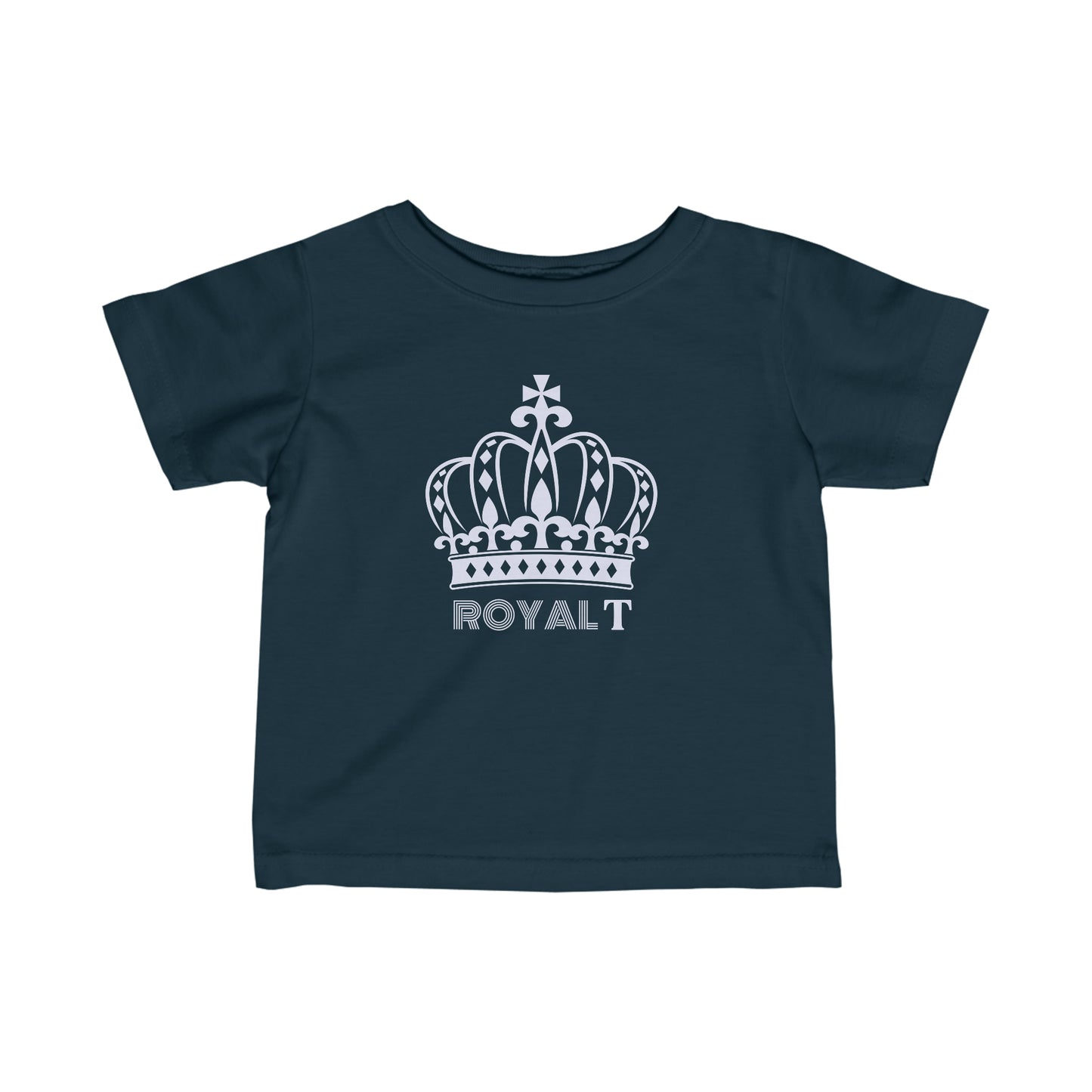 Babies Fine Jersey Tee- Lilac Royal T Logo