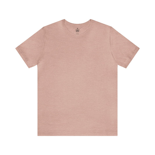 Unisex Jersey Short Sleeve Heather Prism Peach T Shirt