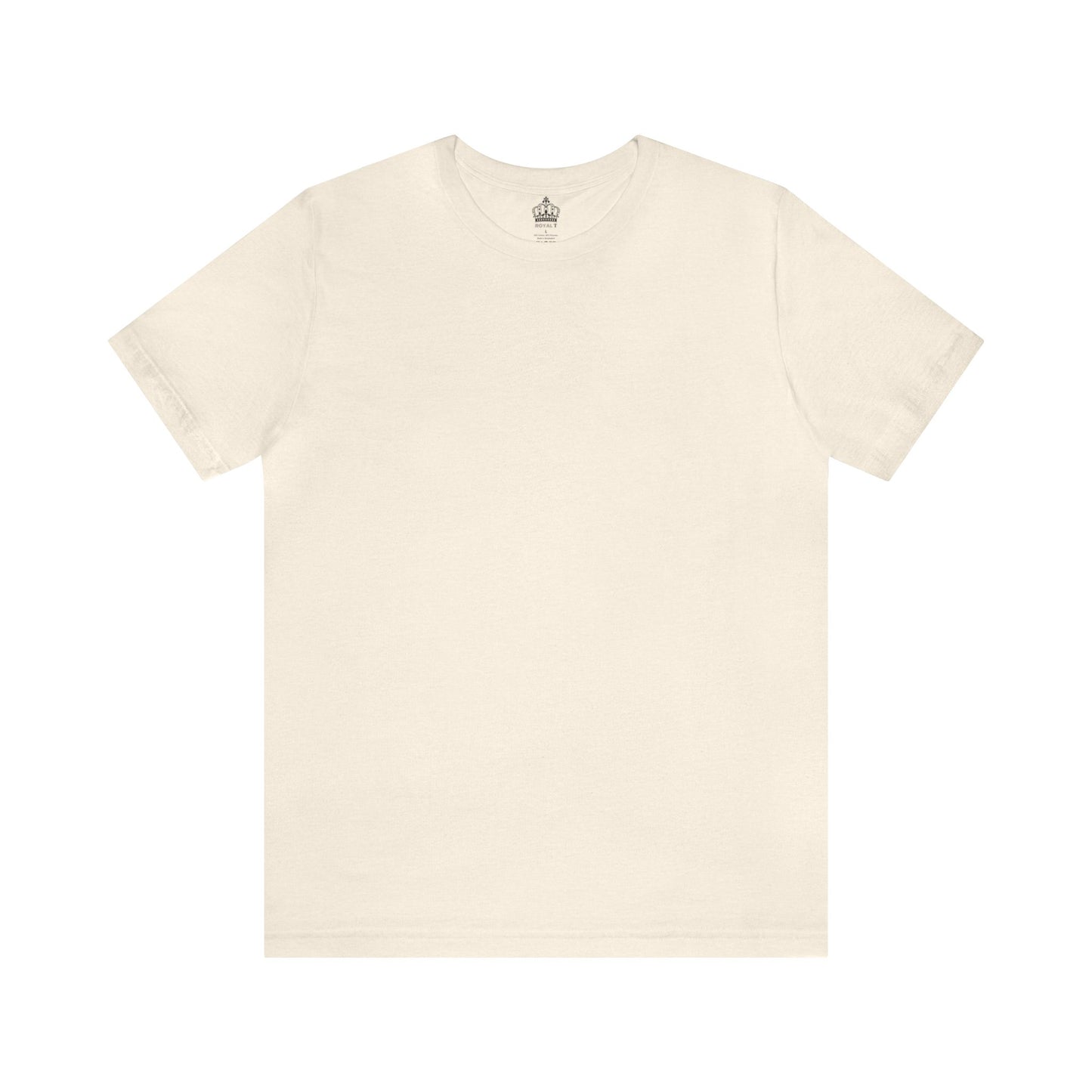 Unisex Jersey Short Sleeve Heather Natural T Shirt