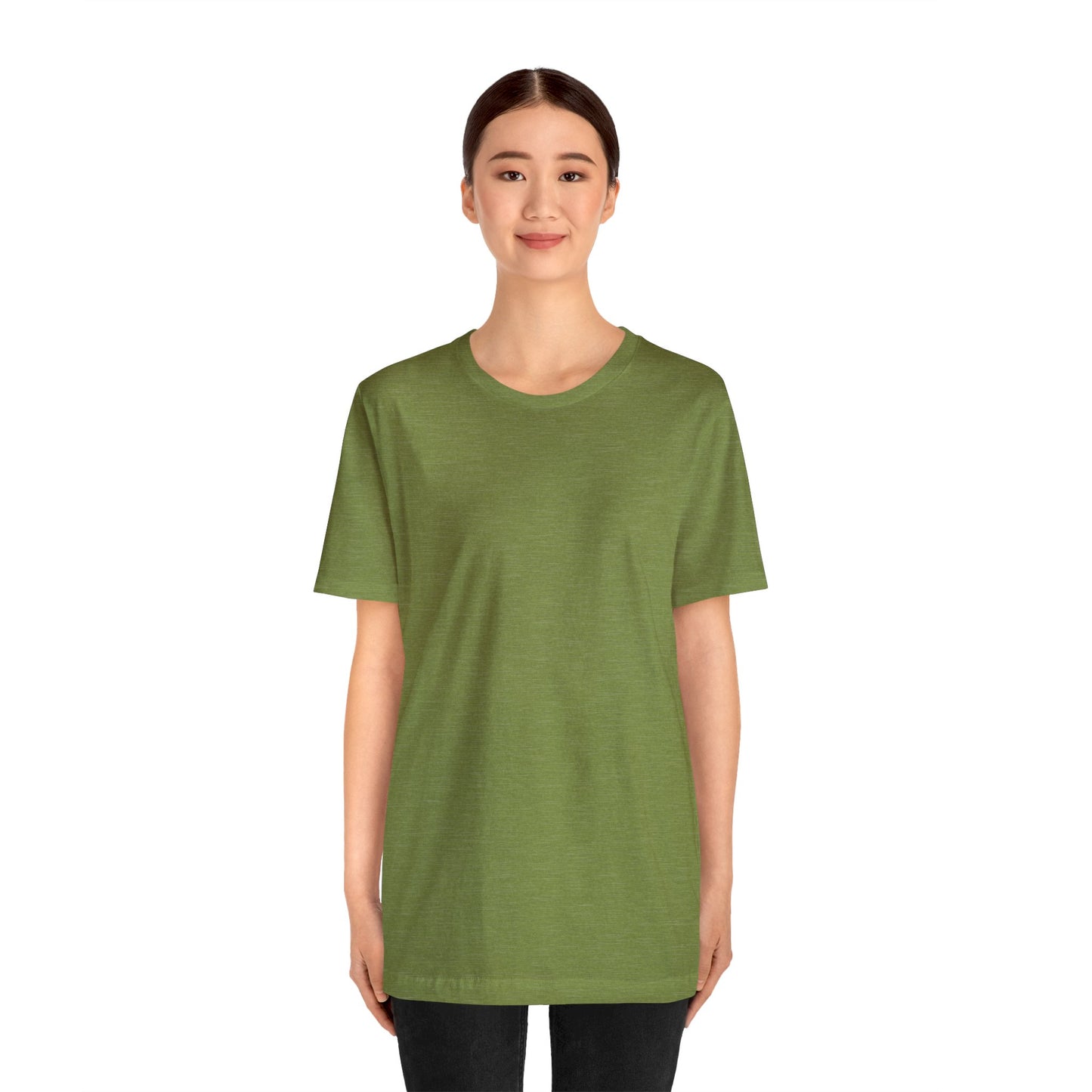 Unisex Jersey Short Sleeve Heather Green T Shirt
