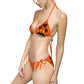 Sunset tropical island - Women's Orange Bikini Swimsuit