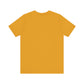 Mustard - Unisex Jersey Short Sleeve T Shirt - Golden Yellow Royal T