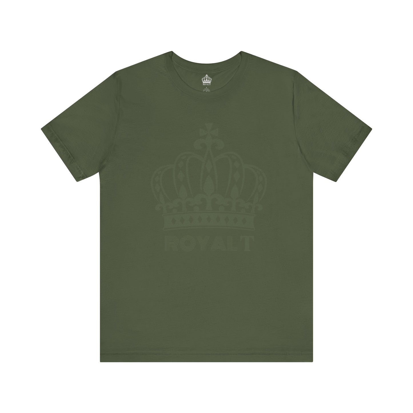 Military Green - Unisex Jersey Short Sleeve T Shirt - Green Royal T