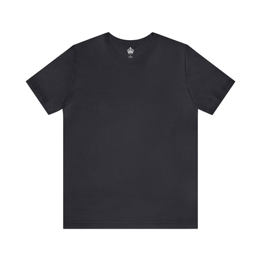 Unisex Jersey Short Sleeve Dark Grey T Shirt