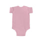Babies Fine Jersey Bodysuit - Pink Royal T