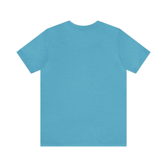 Unisex Jersey Short Sleeve Heather Aqua Blue T Shirt