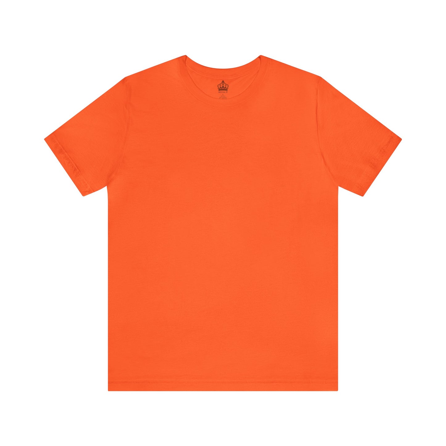 Unisex Jersey Short Sleeve Orange T Shirt