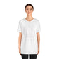 White - Unisex Jersey Short Sleeve T Shirt - White Royal T