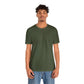 Unisex Jersey Short Sleeve Military Green T Shirt