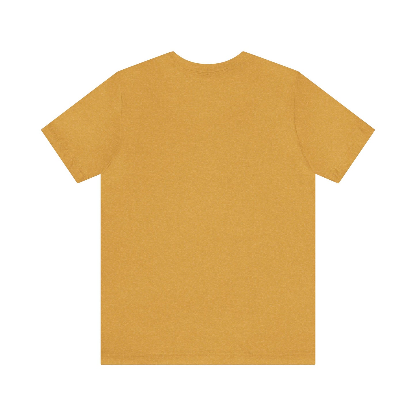 Unisex Jersey Short Sleeve Heather Mustard T Shirt