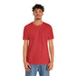 Unisex Jersey Short Sleeve Heather Red T Shirt