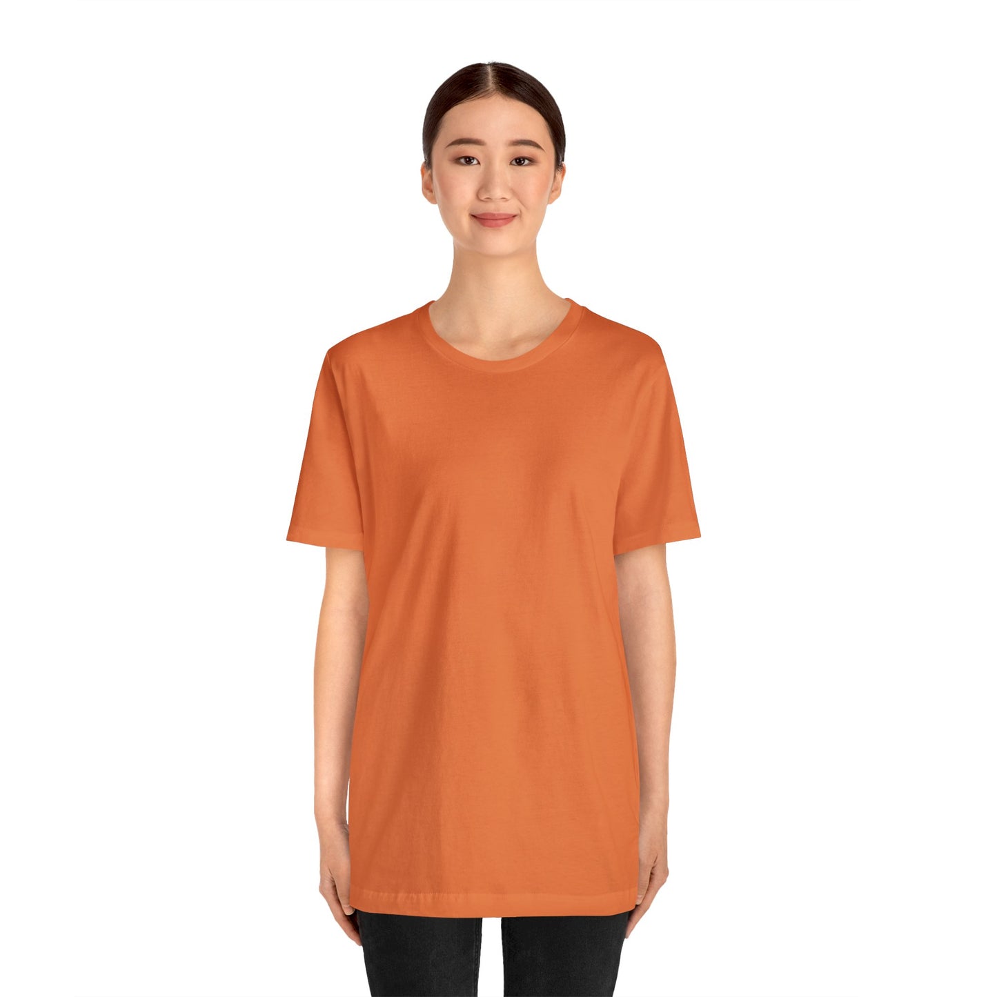 Unisex Jersey Short Sleeve Burnt Orange T Shirt
