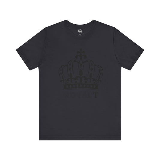 Dark Grey - Unisex Jersey Short Sleeve T Shirt - Dark Grey Royal T