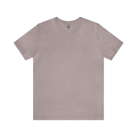 Unisex Jersey Short Sleeve Heather Pink Gravel T Shirt