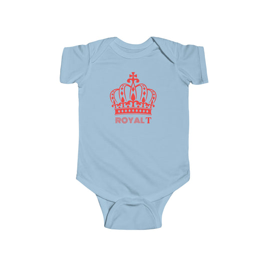 Babies Fine Jersey Bodysuit - Red Royal T