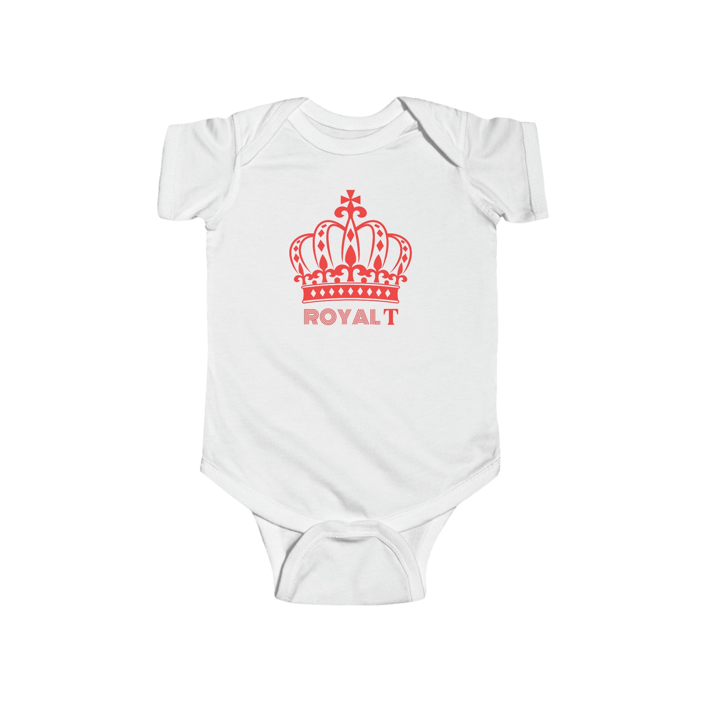 Babies Fine Jersey Bodysuit - Red Royal T