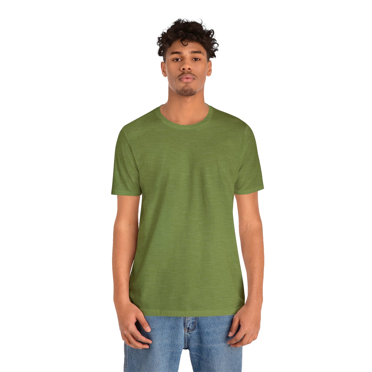 Unisex Jersey Short Sleeve Heather Green T Shirt