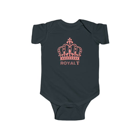 Babies Fine Jersey Bodysuit - Pink Royal T