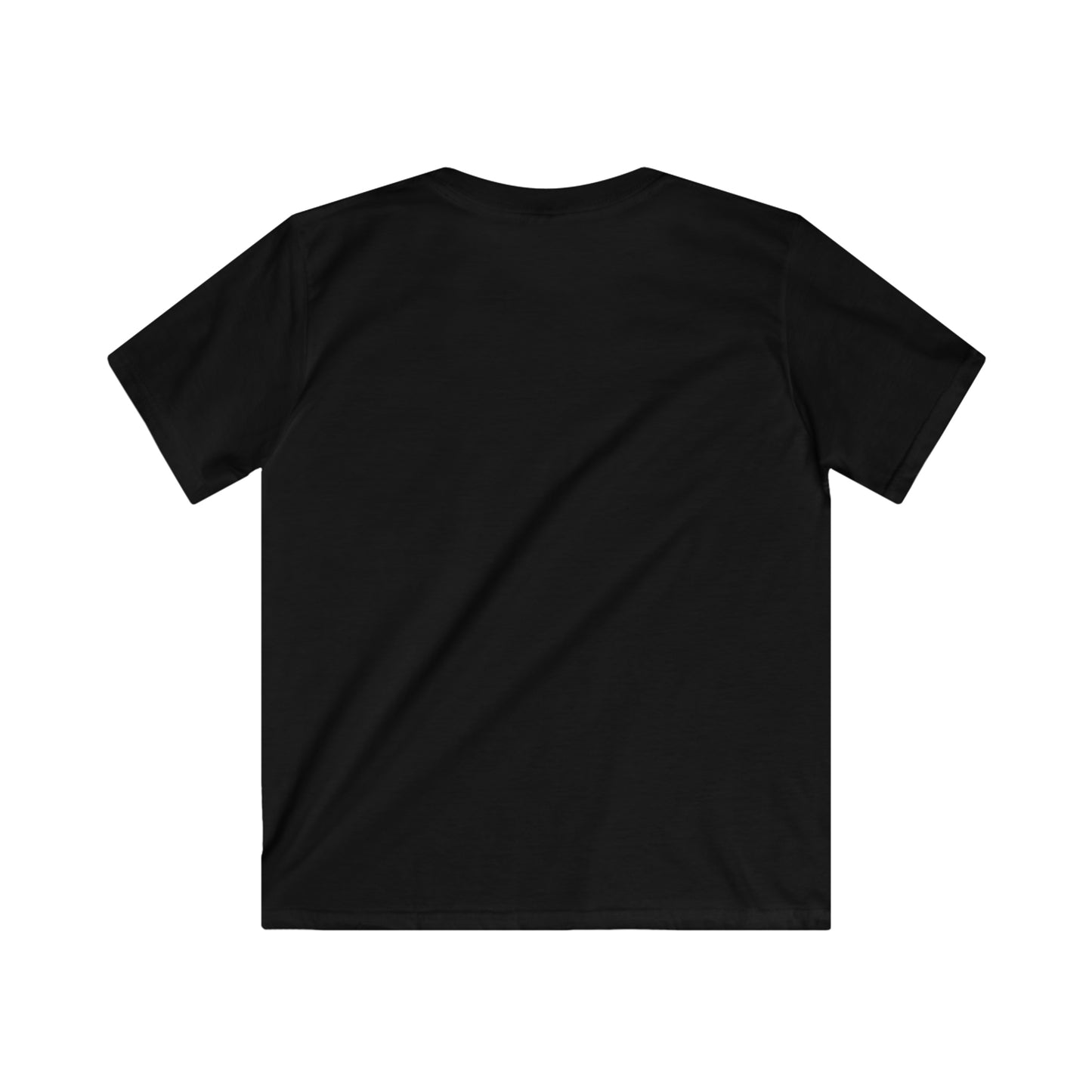 Black - Childrens Unisex Softstyle T Shirt - Black Royal T