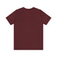 Unisex Jersey Short Sleeve Maroon T Shirt