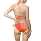 Orange Tropical Palms - Women's Bikini Swimsuit