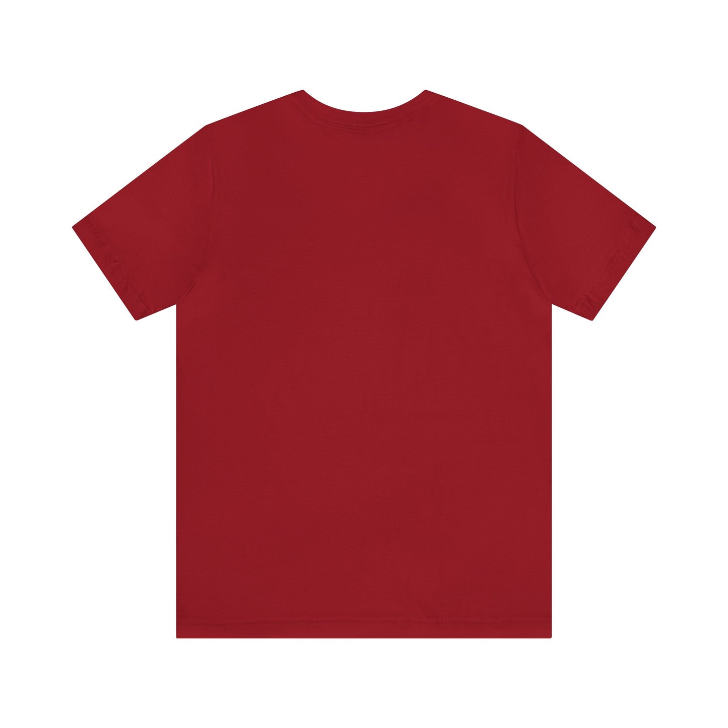 Unisex Jersey Short Sleeve Canvas Red T Shirt