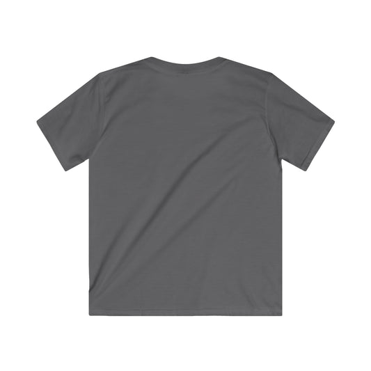 Charcoal Grey - Childrens Unisex Softstyle T Shirt - Grey Royal T