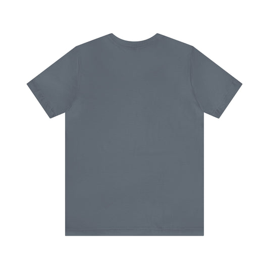 Unisex Jersey Short Sleeve Steal Blue T Shirt