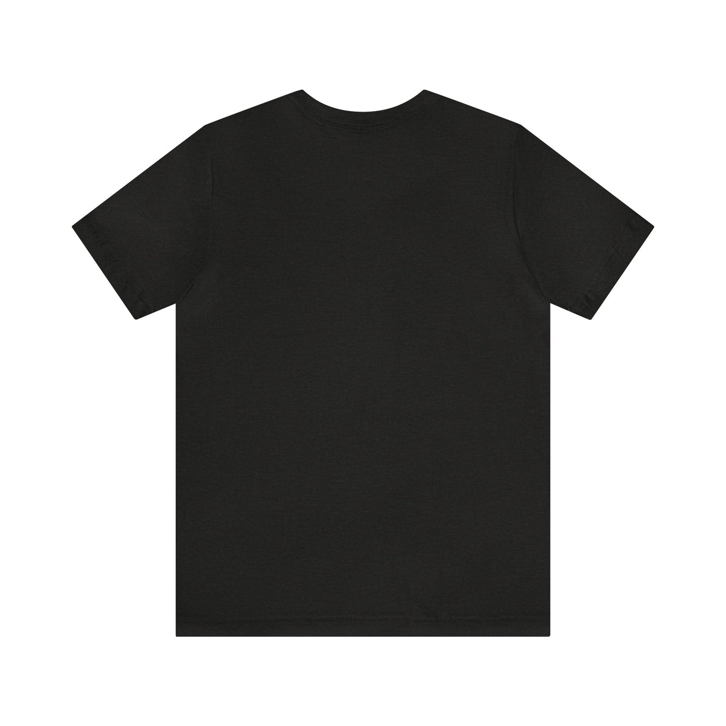 Unisex Jersey Short Sleeve Black Heather T Shirt