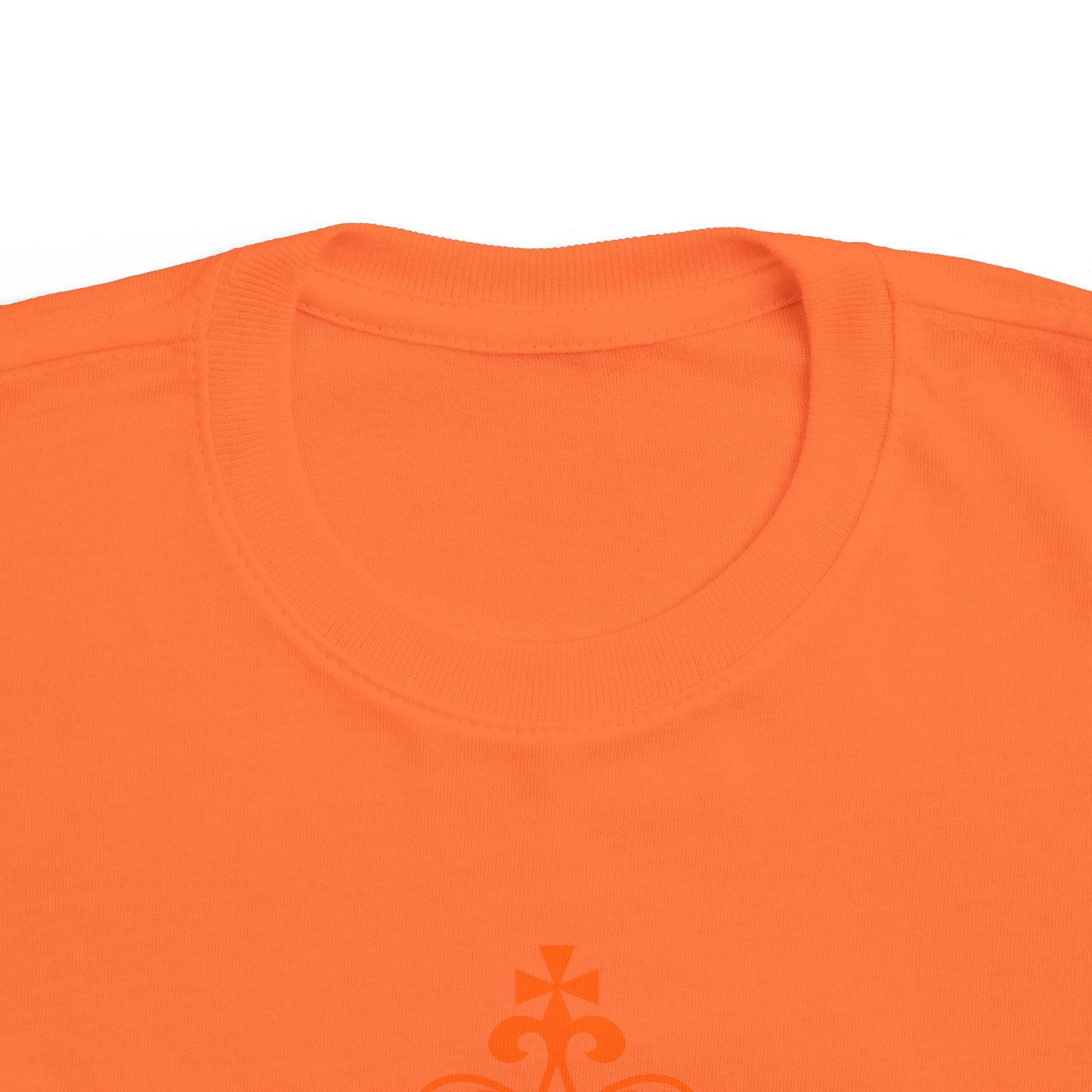Orange - Toddler's Fine Jersey Tee - Orange Royal T