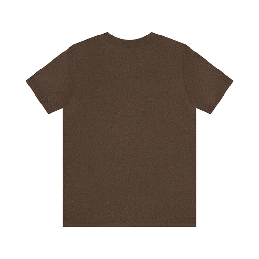 Unisex Jersey Short Sleeve Heather Brown T Shirt