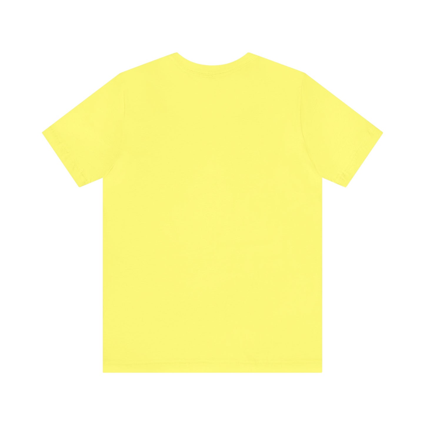 Unisex Jersey Short Sleeve Yellow T Shirt