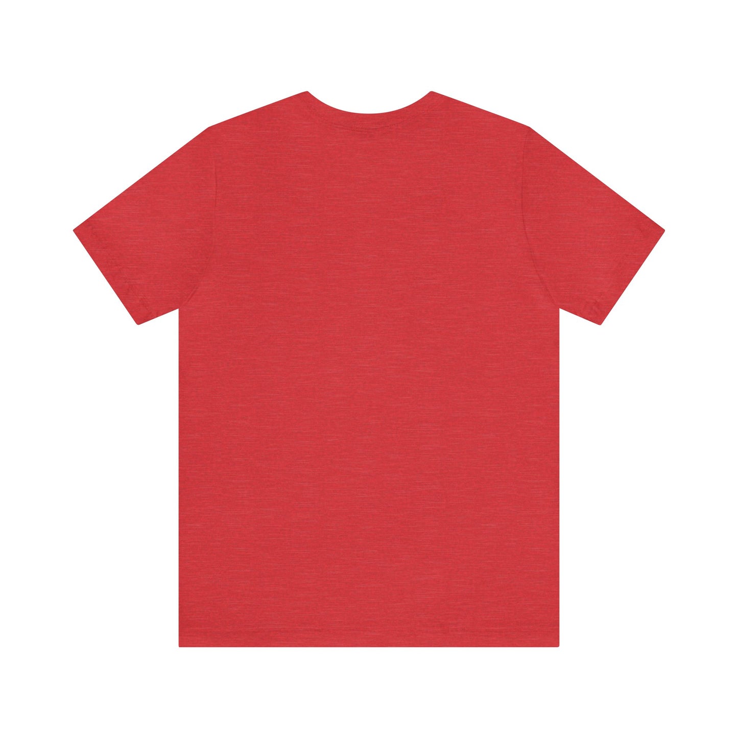 Unisex Jersey Short Sleeve Heather Red T Shirt