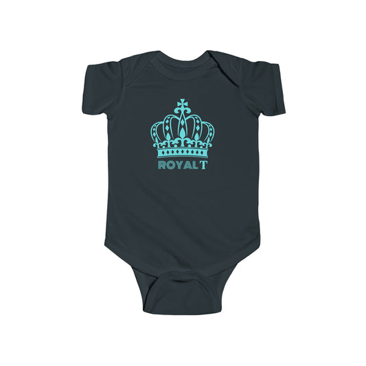 Babies Fine Jersey Bodysuit - Blue Royal T