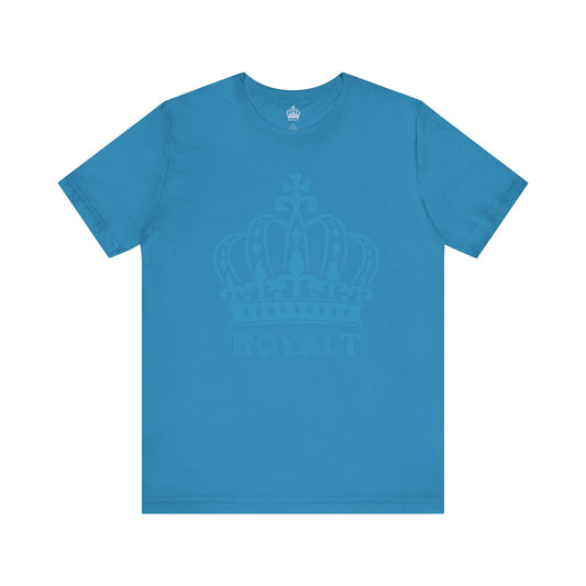 Aqua Blue - Unisex Jersey Short Sleeve T Shirt - Aqua Blue Royal T