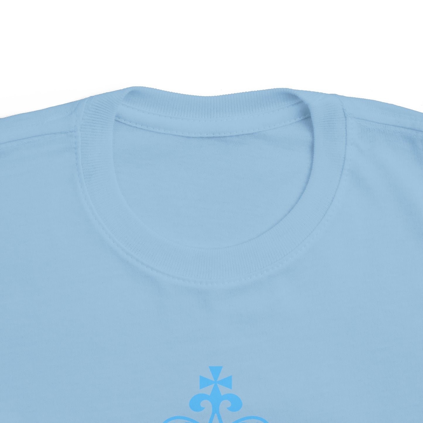 Light Blue - Toddler's Fine Jersey Tee - Light Blue Royal T
