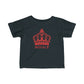 Babies Fine Jersey Tee- Red Royal T Logo
